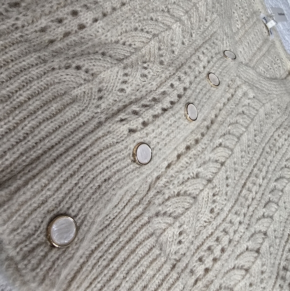 Heartloom Grenier Pointelle Wool Blend Cardigan - Picture 8 of 16